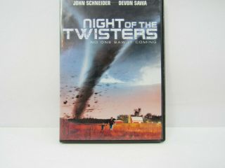 Night Of The Twisters Dvd John Schneider,  Devon Sawa.  Rare Oop