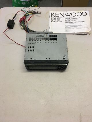 Kenwood Rare Cassette Reciever Krc - X657
