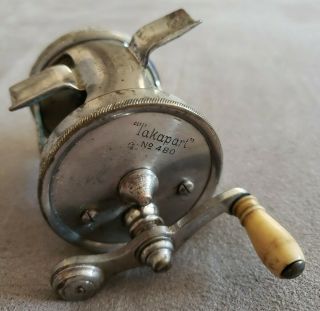 Antique Vintage Takapart No 480 Casting Fishing Reel 100 Yards Meisselbach Co.