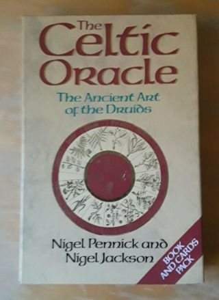 The Celtic Oracle: Ancient Art Of The Druids Deck,  Book And Box Rare