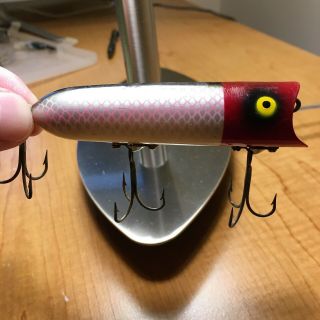 Vintage Heddon Lucky 13 Wood Fishing Lure - An Extra Rare Find
