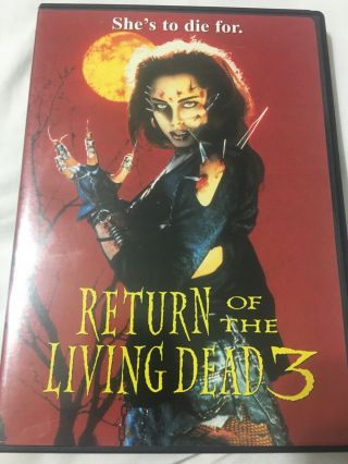 Return Of The Living Dead 3 (2001) Dvd Rare/oop Cult Classic Disc.