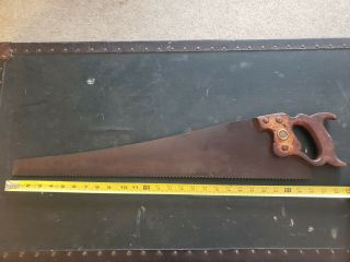 Vintage Antique 26” Henry Disston & Sons Saw