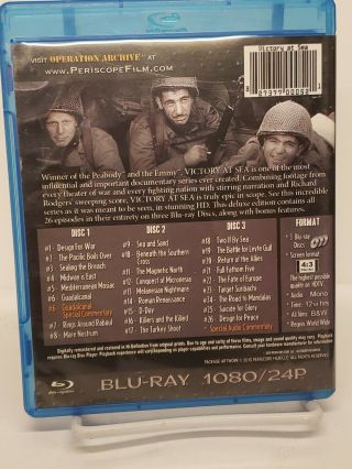 Victory at Sea (rare) Blu - ray 26 episodes 3 Discs 2