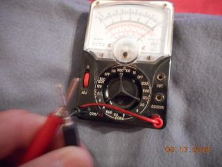 Vintage Lafayette Industrial Multimeter Analog Model 99 - 50734, 3