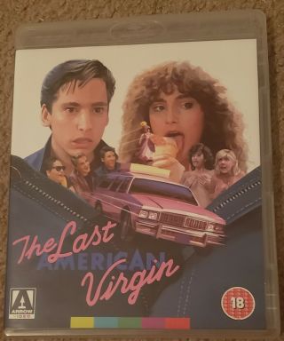 The Last American Virgin Blu Arrow Video W/ Booklet Rare Oop