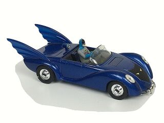 Corgi Batmobile Car Blue Diecast 1:43? Batman 1960 Dc Comic Metallic 4 - 1/2 " Long