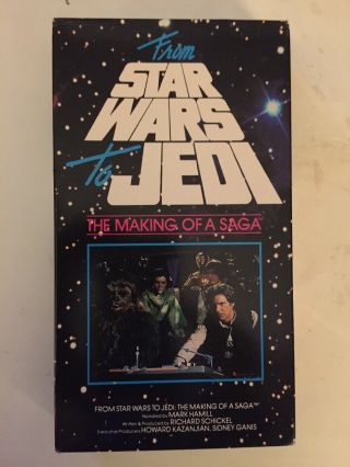 1989 From Star Wars To Jedi The Making Of A Saga Rare Documentary (vhs)