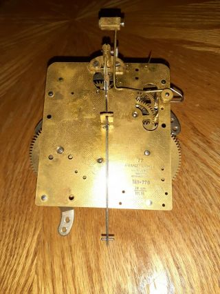 Antique Franz Hermle Clock Movement,  Made In West Germany