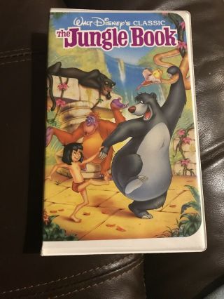 Walt Disney Classic The Jungle Book (vhs,  1991) Rare Black Diamond