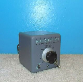Rare Ef Johnson Viking 137 - 102 Matchstick Vertical Multiband Antenna Control Box