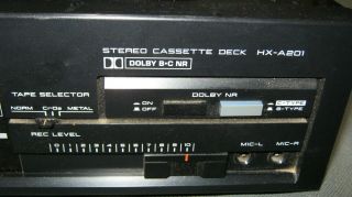 Vintage Akai HX - A201 Stereo Cassette Deck - Rare - 2