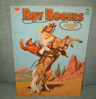 Rare Roy Rogers & Trigger Coloring Book -