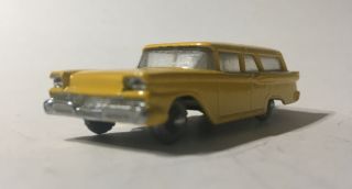 Phantom Matchbox Lesney 31 Ford Station Wagon In Rare Yellow And Clear Windows.