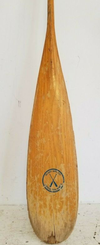 Rare Vintage Wood Canoe Paddle 60 