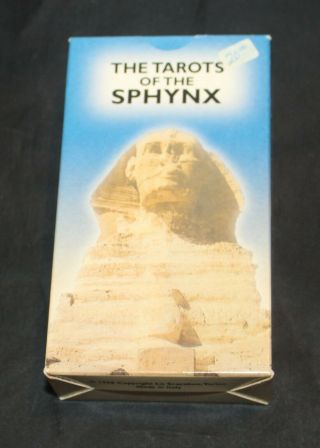 Tarot Of The Sphinx By Lo Scarabeo 1998 Card Deck With Instructions Very Rare