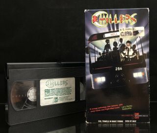 Chillers Vhs Tape Cult 1987 Horror Raedon Entertainment 80s Troma Rare