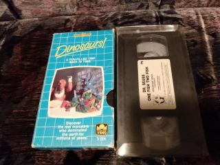 Dinosaurs & Dr.  Seuss " One Fish Two Fish - 2 Rare Vhs 