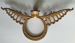 Brass Pull - Finial For Antique Oil Or Kerosene Hanging Lamp