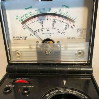 Micronta 22 - 211 Multi - Meter Vintage Radio Shack 2