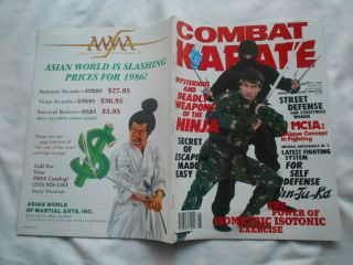 Combat Karate - August,  1986 - Vol.  2 - Mysterious And Deadly Weapons Of The Ninja