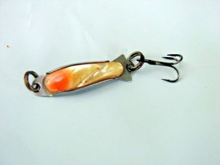 Vintage Fishing Lure - MOP - Mother of Pearl - Abalone Shell - Spoon Jig 2