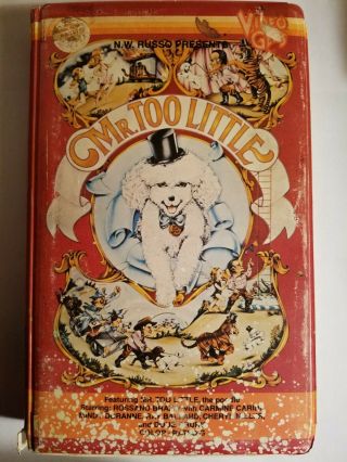Mr Too Little Vhs Rare Video Gems Circus Poodle Adventure