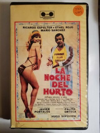 La Noche Del Hurto Vhs Rare Argentina Comedy Lhe Latin Home Entertainment