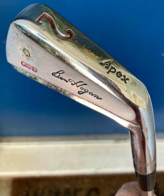 Rare Ben Hogan Apex Grind Single 2 Iron 4 Steel Shaft (stiff) Mens Rh Golf Club