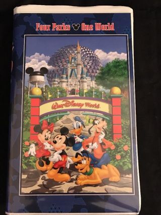 Rare Disney World Vhs Tape Parks From Dream To Reality And Beyond Htf Clamshell