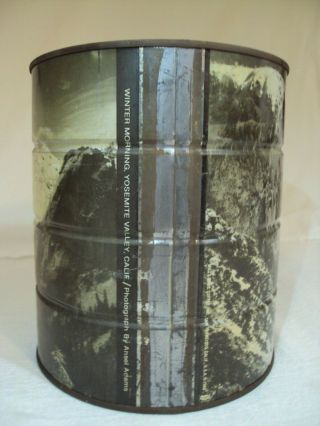 Rare ANSEL ADAMS Hills Brothers 1969 Limited Edition Coffee can Yosemite Winter 3