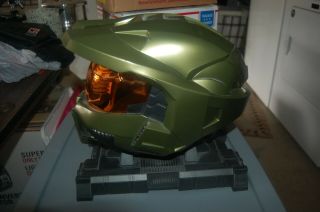 Rare Halo 3 Master Chief Helment And Stand - No Game