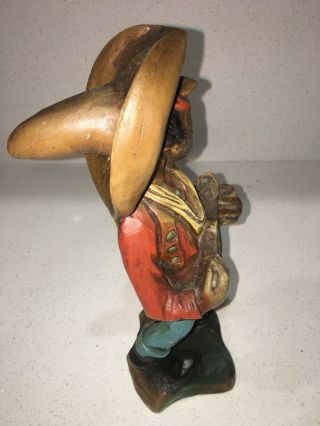Antique H.  S.  (Andy) Anderson ' 1936 TEX ' Singing Cowboy Chalkware Figurine 3