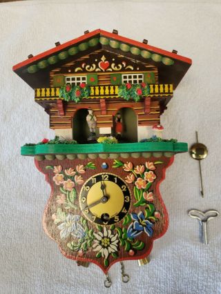 Vintage Rare Toggili West Germany Cuckoo Clock Restoration Parts Chalet