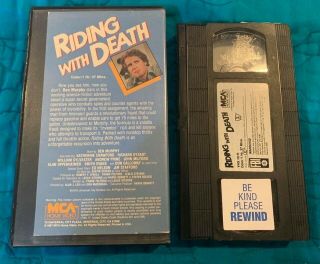 Riding With Death (1976) Ben Murphy,  Rare VHS cut - Mystery Science Theater 3000 2