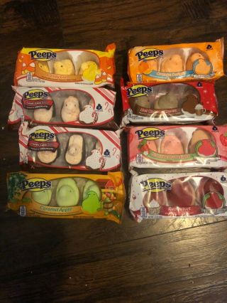 Peeps Marshmallows Collection; Rare Flavors— Collect Or For Crafts Pkg