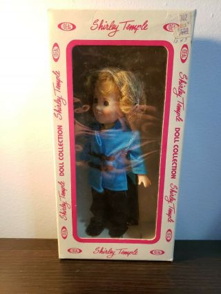 Vintage Shirley Temple Doll By Ideal - 8 " - 1982 - " Stowaway "
