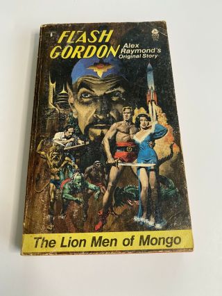 The Lion Men Of Mongo Flash Gordon Rare First Avon Printing 1974