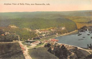 Bentonville Arkansas Aerial View Of Bella Vista Antique Pc Dd4218