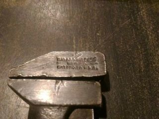 VINTAGE ANTIQUE Girard Wrench Co.  Adjustable Monkey Wrench 6 - 1/2 