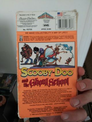 Scooby - Doo And The Ghoul School - VHS Tape Slipcase - Rare Horror Cartoon Tape 2