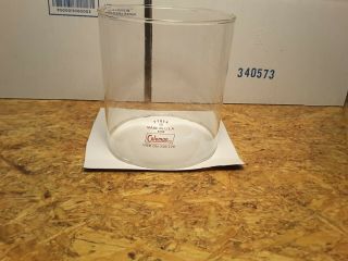 Vintage Coleman Lantern Glass Globe For 220 228 Red Letter
