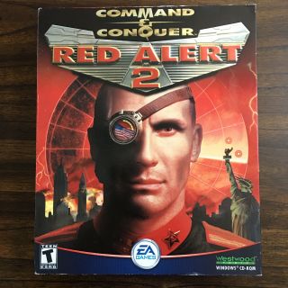 Command & Conquer: Red Alert 2 (pc,  2000) - Big Box - Rare Collectible