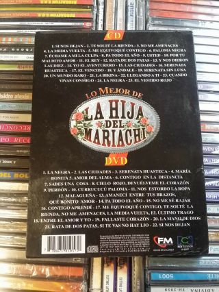 La Hija Del Mariachi Coleccion Lo Mejor CD,  DVD VERY RARE Rancheras 2