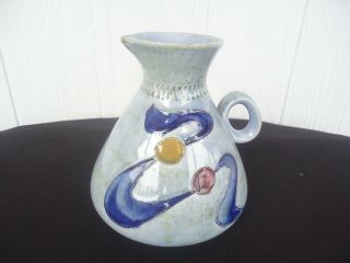 Vintage Retro West German Pottery Jug Vase 7532/74
