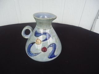 vintage retro west German pottery jug vase 7532/74 3