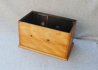 Kodak Film Developing Tank Box Wood Missing Lid And Parts Antique Darkroom Photo