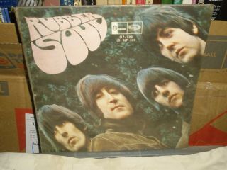 The Beatles,  Rare,  Venezuela,  Lp,  Odeon,  Label Black,  Rubber Soul,  1966,  Vg,
