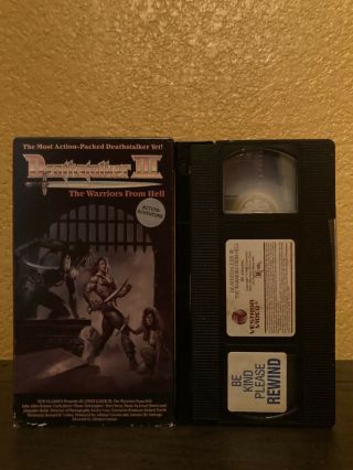 Deathstalker 3 The Warriors From Hell Rare Sword And Sandal Vhs Cult