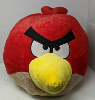 Rare Giant Red Angry Birds Jumbo Plush 18 " Diameter